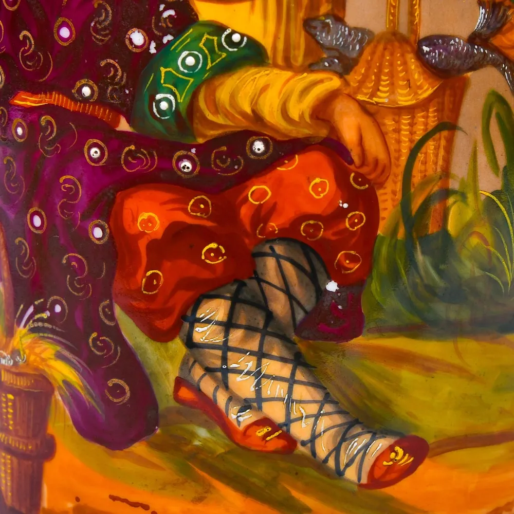 Редкие!!! Большие Антикварные Парные Вазы «Персидские мотивы», Франция VIEUX PARIS.