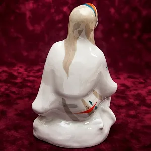 Фарфоровая Статуэтка «Девушка» Барановский ФЗ - CCCР 60 -е годы ХХ века.