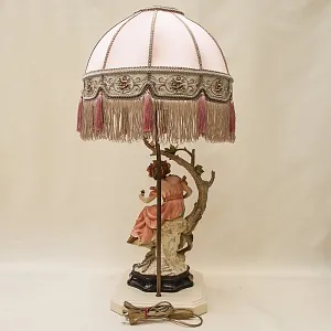 Настольная Электрическая Лампа - Светильник «ВЕСНА», FLORENCE, Италия -1985 год.