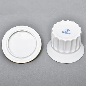  Фарфоровый Кофейный сервиз тет-а-тет «Греческие колонны» 8 предметов, Furstenberg Германия.