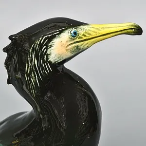 Редкость!  Птица - Большая Фарфоровая статуэтка «Баклан» Карл Энс / Karl Ens, Германия -50 гг.