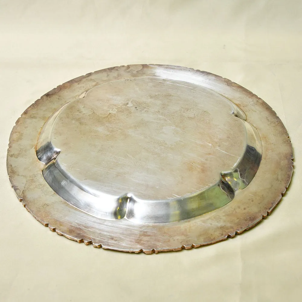 Антикварный Поднос для сервировки и подачи готовых блюд, Мелталл Silverplate. SHEFFIELD Англия.
