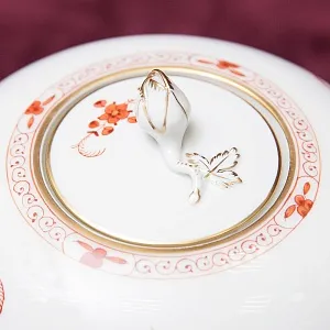 Чайный Сервиз «Индийский цветок» на 6-ть персон Фарфор MEISSEN / МЕЙСЕН Германия.