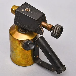 Редкость! Винтажная Бензиновая Горелка - Паяльная Латунная Лампа, Германия -50 гг.