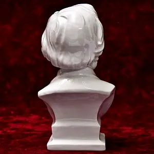 Коллекционный Фарфоровый Бюст - Статуэтка «Композитор Рихард ВАГНЕР - WAGNER» HEREND Венгрия.