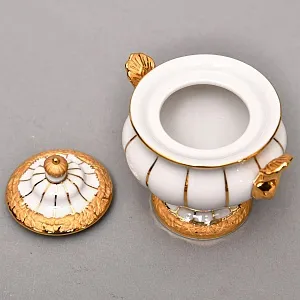 Редкость! Фарфоровый Кофейный сервиз на 6 персон - 21 предмет, Х форма MEISSEN, Германия.