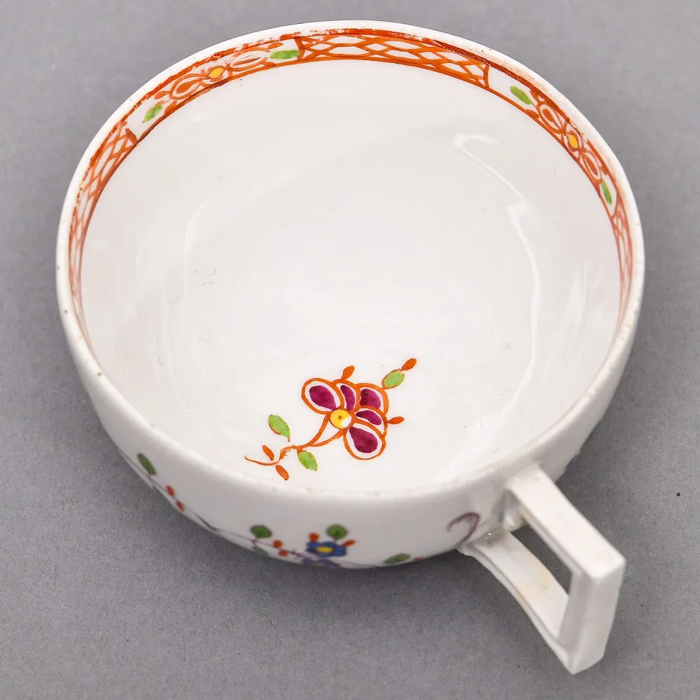 Антикварная Фарфоровая Кофейная пара MEISSEN / МЕЙСЕН, период Марколини, 1774 - 1814 годы.