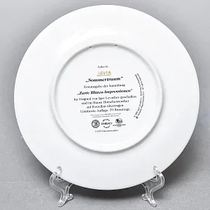  Коллекционная Тарелка «Летняя мечта», Фарфор HUTSCHENREUTER Германия, 1997 год.