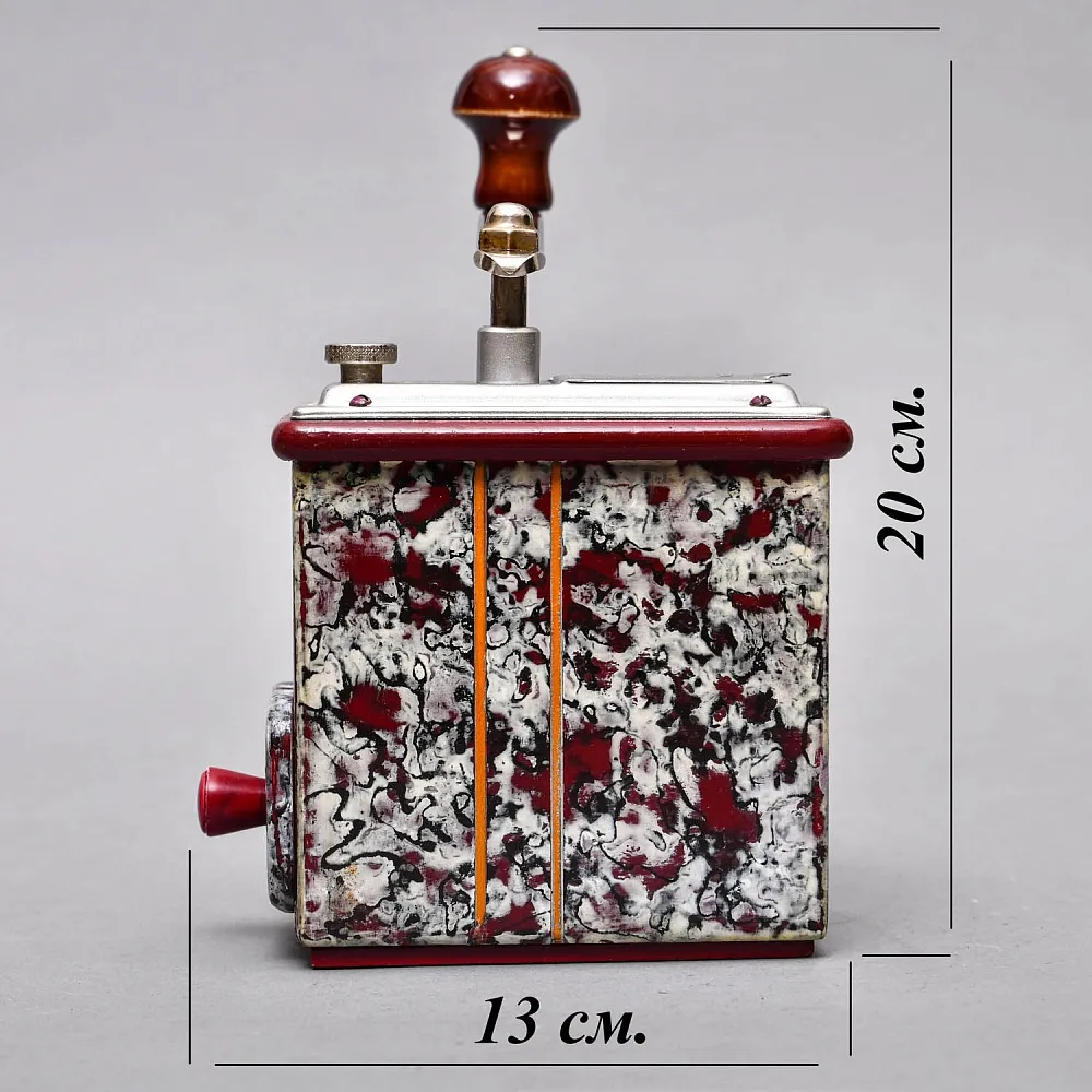 Винтажная Узкая Ручная Механическая Кофемолка «Мокка» Zassenhaus Германия.