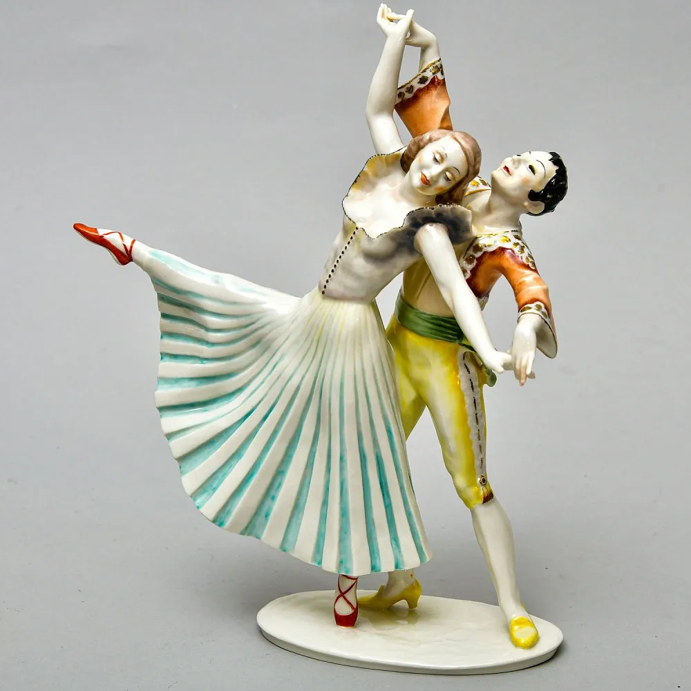 Коллекционная Фарфоровая Статуэтка «ТАНЕЦ ЛЮБВИ», Hutschenreuther Германия, 1965-1967 годы.