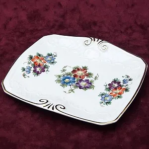 Декоративное Сервировочное Блюдо , Gerold-Porzellan, Германия -70 гг.