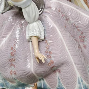 Редкость! Большая Фарфоровая статуэтка «ТРИ СЕСТРЫ», Lladro Испания, 1986 год.