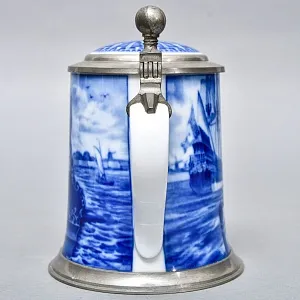 Коллекционная Пивная Кружка «Фрегат „Герб Бремена“ у родного порта, 1650 год», Berlin Design Германия -1976 год.