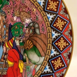 Коллекционная Тарелка «Русские Сказки» - «Марья Моревна» Фарфор, Villeroy&Boch Германия -1990 год.
