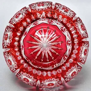 Хрустальная Шарообразная Ваза для цветов JOSKA BODENMAIS Германия конец 60-х гг.