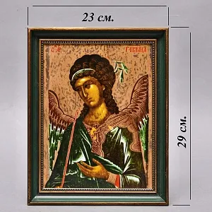Фарфоровая Икона - Картина - Пласт «Архангел Гавриил», HEINRICH Германия, вторая половина ХХ века.
