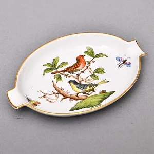 Небольшая Фарфоровая пепельница - мелочевница «ROTHSHILD BIRDS», HEREND Венгрия.