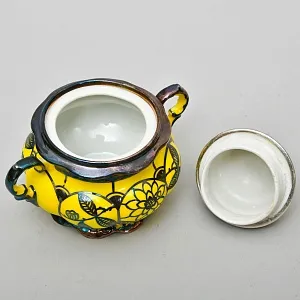 Редкость! Кофейный набор из 3-х предметов «Серебряный узор», Фарфор Hutschenreuther Германия, 1939-1945 годы.