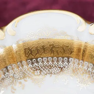 Роскошное Авторское Блюдо - Конфетница «Дама с Кавалером» DW PORZELLAN-MANUFAKTUR.