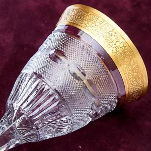 Редкость! Хрустальные Бокалы для Вина «Splendid» -8 штук, Theresienthal Германия, 50 гг.