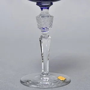 Бокалы для вина - 6 шт., Цветной Хрусталь серия «ANTIKA», NACHTMANN Германия, 70 -е годы. 