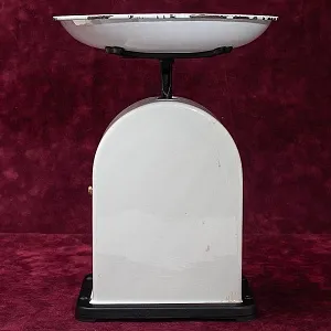 Антикварные Кухонные Весы в Фарфоровом корпусе KRUPS IDEAL, Германия - 1915 год.