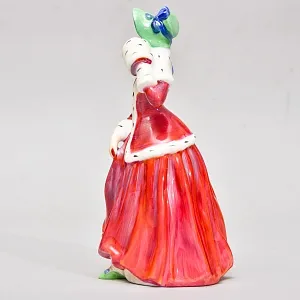 Коллекционная Фарфоровая статуэтка «Рождественское утро. Девушка с муфтой» , Royal Doulton Англия.