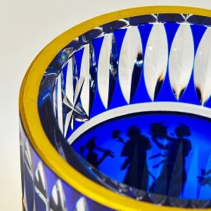 Авторская Коллекционная Ваза «Jupiter. Dance De Flore», хрусталь VAL SAINT LAMBERT, Бельгия.