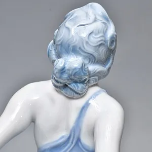 Антикварная Фарфоровая статуэтка Арт Деко «Невеста ветра», Rosenthal Германия, 1912 - 1914 годы. 