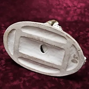  Коллекционная Фарфоровая статуэтка «Укротительница Ирина Бугримова и лев Цезарь», СССР ЛЗФИ, 50-е годы.