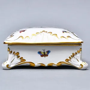 Классическая Фарфоровая шкатулка «ROTHSHILD BIRDS», Herend Венгрия, вторая половина ХХ века.