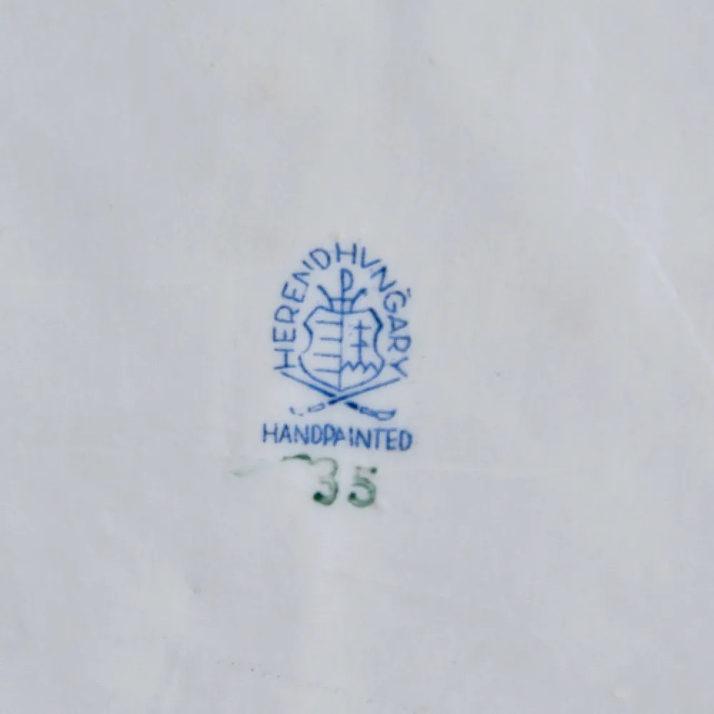 Коллекционная Фарфоровая статуэтка «Птица - Пеликан», HEREND Венгрия, середина ХХ века.