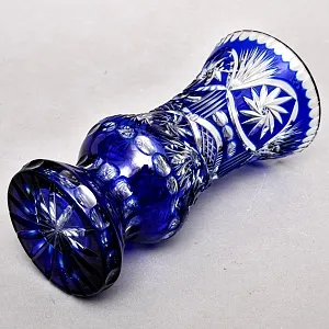 Винтажная Ваза для Цветов, Цветной Хрусталь, SCHONBORNER, Германия 60-е гг. 