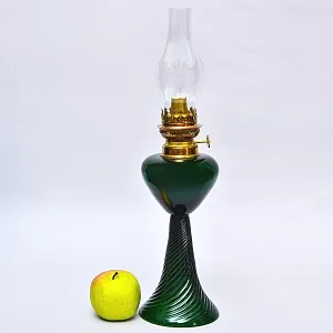 Редкость! Стеклянная Керосиновая Лампа, Unbekannter Hersteller, Германия первая половина ХХ века.