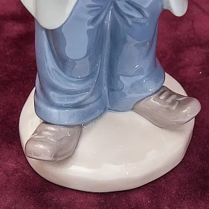 Фарфоровая статуэтка «Клоун со скрипкой» Lladro, Испания - 1987 год.