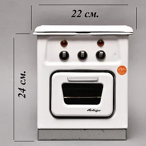 Винтажная Электрическая Игрушка - Кукольный детский набор - Плита с Посудой, Германия -80 гг.. 