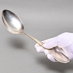 Большая Ложка - Половник для подачи готовых блюд, Silverplated, Gerofabriek NV Голландия. 