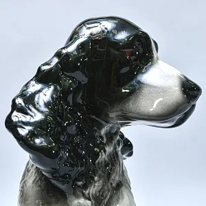 Большая Фарфоровая статуэтка «Спаниель», Goebel Германия, 1971 - 1991 года.