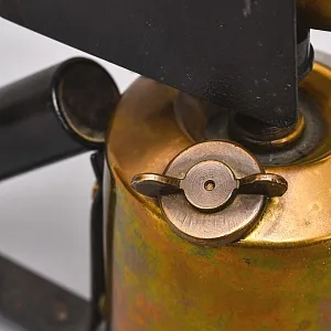 Редкость! Винтажная Бензиновая Горелка - Паяльная Латунная Лампа, Германия -50 гг.