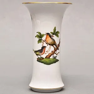 Небольшая Коллекционная Ваза для цветов «ROTHSHILD BIRDS», Фарфор Herend Венгрия.