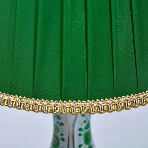 Настольная Электрическая Лампа - Светильник «APPONYI GREEN» Фарфор Lindner, Германия 80 -е годы ХХ века.