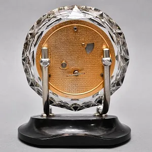 Легендарные Механические Настольные Часы «МАЯК» в хрустальном корпусе - СССР - 1965 год.