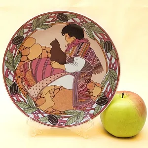 Коллекционная Тарелка «Дети Мира» - «Перу» Фарфор Heinrich Villeroy&Boch - 1977 год.
