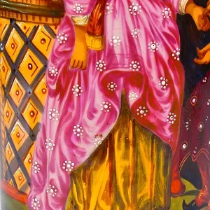 Редкие!!! Большие Антикварные Парные Вазы «Персидские мотивы», Франция VIEUX PARIS.