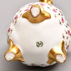 Фарфоровый Кувшин - Чайник для подачи горячего шоколада «РОЗЫ» с лопаткой, Limoges Франция.