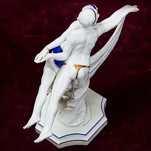 Редкость! Фарфоровая Статуэтка «Балет - Танец МОДЕРН», SITZENDORF Гермагия 50 гг.