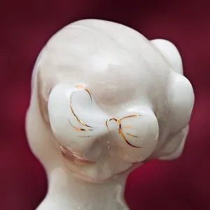 Коллекционная Фарфоровая статуэтка «Девочка Пионерка со скрипкой», «Красный фарфорист» Чудово, СССР -1958 год. 