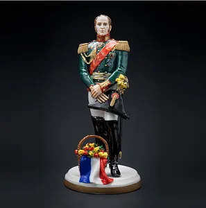 Коллекционная Авторская Статуэтка «Генералы Отечественной Войны 1812 года - Бенкендорф А.Х.», фарфор, Россия. 