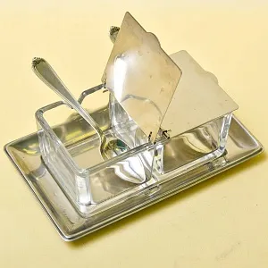 Винтажный Набор для специй или соусов с двумя отделениями, Германия, 70 -е годы ХХ века.