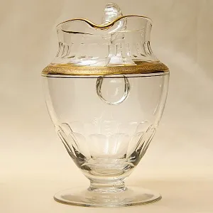 Набор для напитков из 6-и хрустальных стаканов и кувшина «Concorde», Theresienthal Германия, 50 гг.